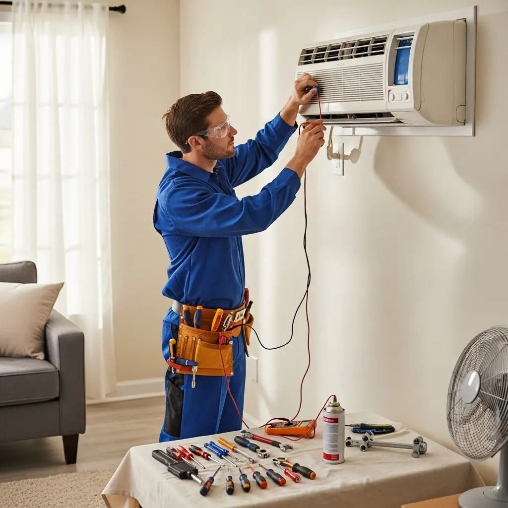 Güzelbahçe Eminçelik Eminçelik klima gaz dolumu ve bakım – Enerji verimliliği artırıldı. - Teknik servis örneği